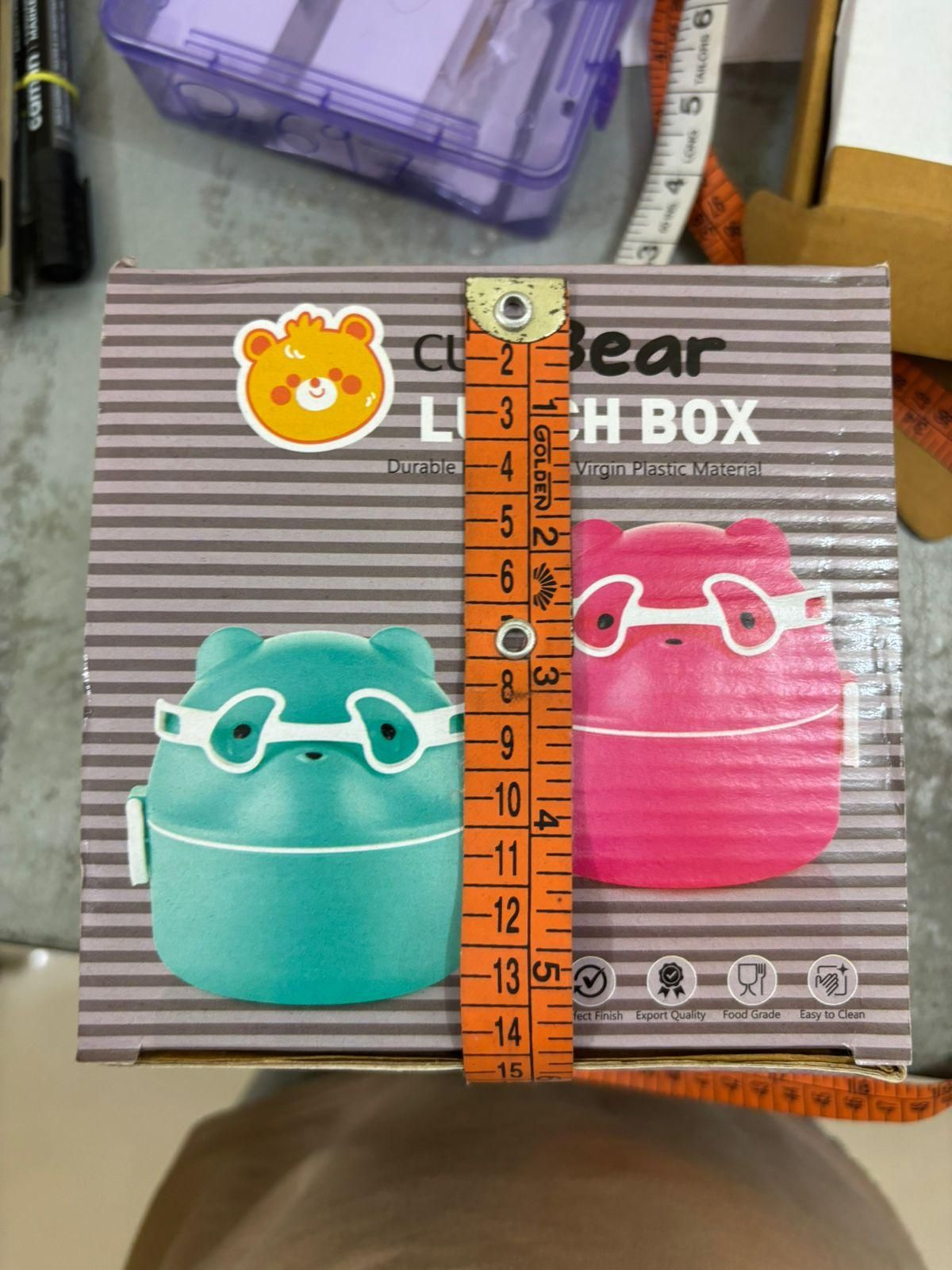 Cute Teddy Bear Lunch Box Thermoware Lunch Box Sets