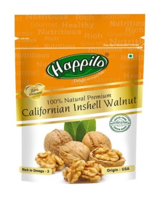 Happilo 100% Natural Premium California Inshell Walnut Resealable Package (200g)