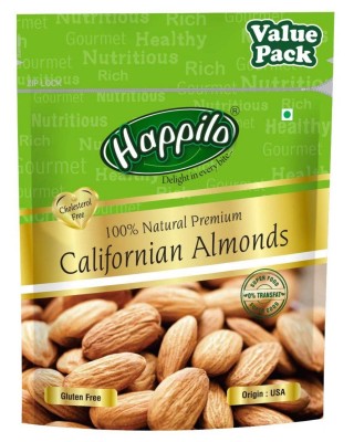 Happilo 100% Natural Premium Californian Value Pack Almonds, (1000g)