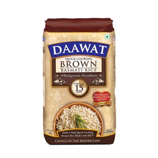 Daawat Basmati Rice - Brown (Quick Cooking)/Basmati Biyyam