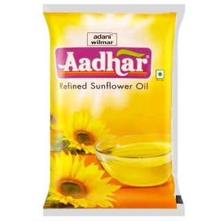 Aadhaar Refined Sunflower Oil, 1L