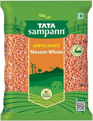 Tata Sampann Unpolished Masoor Dal - Whole ( masoor pappu )