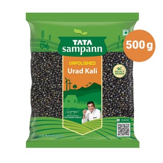 Tata Sampann Unpolished Urad Kali, 500 g